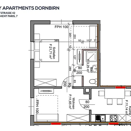 Stadthaus M42 - 7 아파트